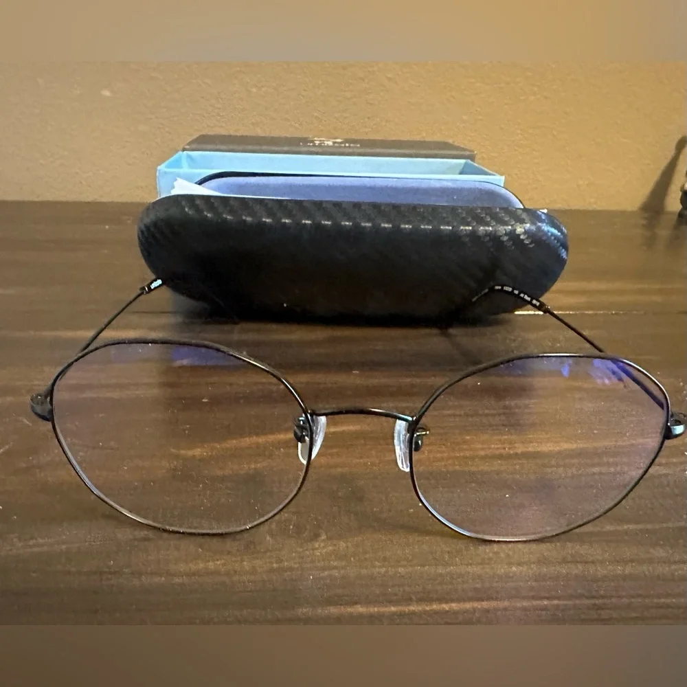 UMIZATO Blue Light Blocking Computer Gaming‎ Glasses Unisex Black Wire Frame